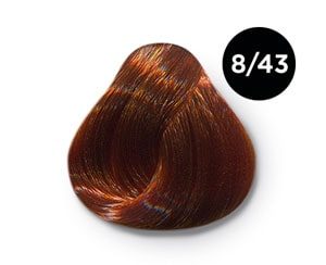 OLLIN color 8/43 светло-русый медно-золотистый 60мл перманентная крем-краска для волос